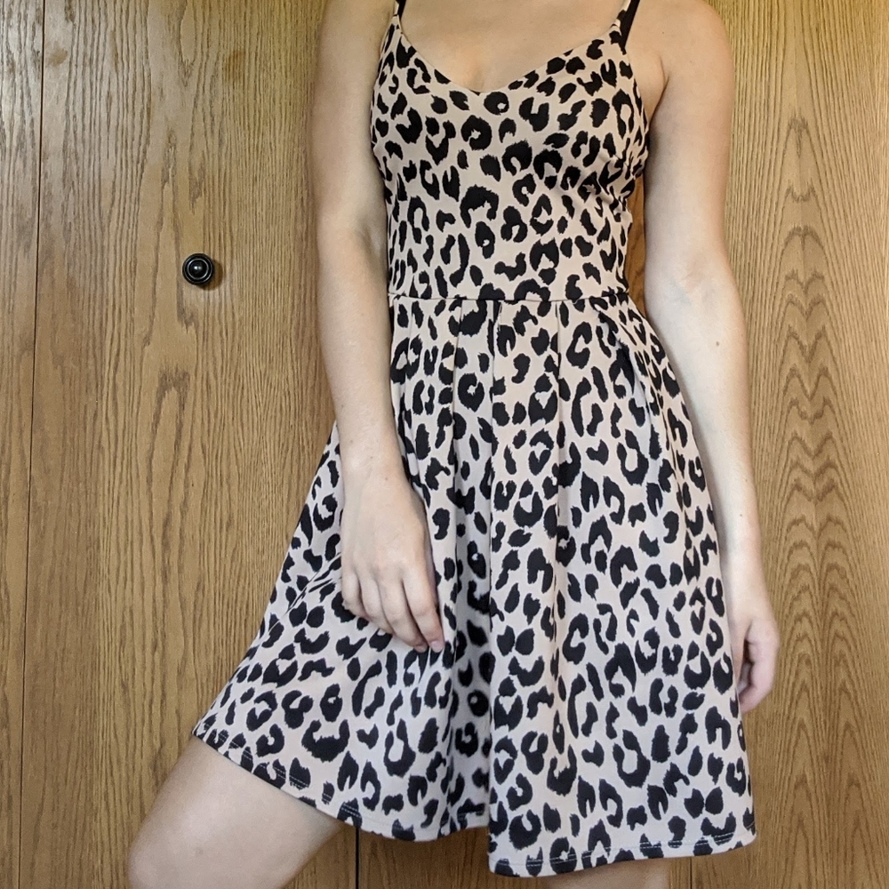 Super cute animal print dress